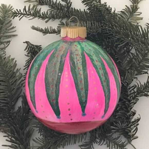 Stevi Belle Other - Modern Hand Painted Shatterproof Ornament